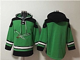 Men's Philadelphia Eagles Blank Green Ageless Must-Have Lace-Up Pullover Hoodie,baseball caps,new era cap wholesale,wholesale hats